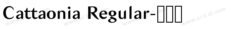 Cattaonia Regular字体转换 Cattaonia Regular字体转换